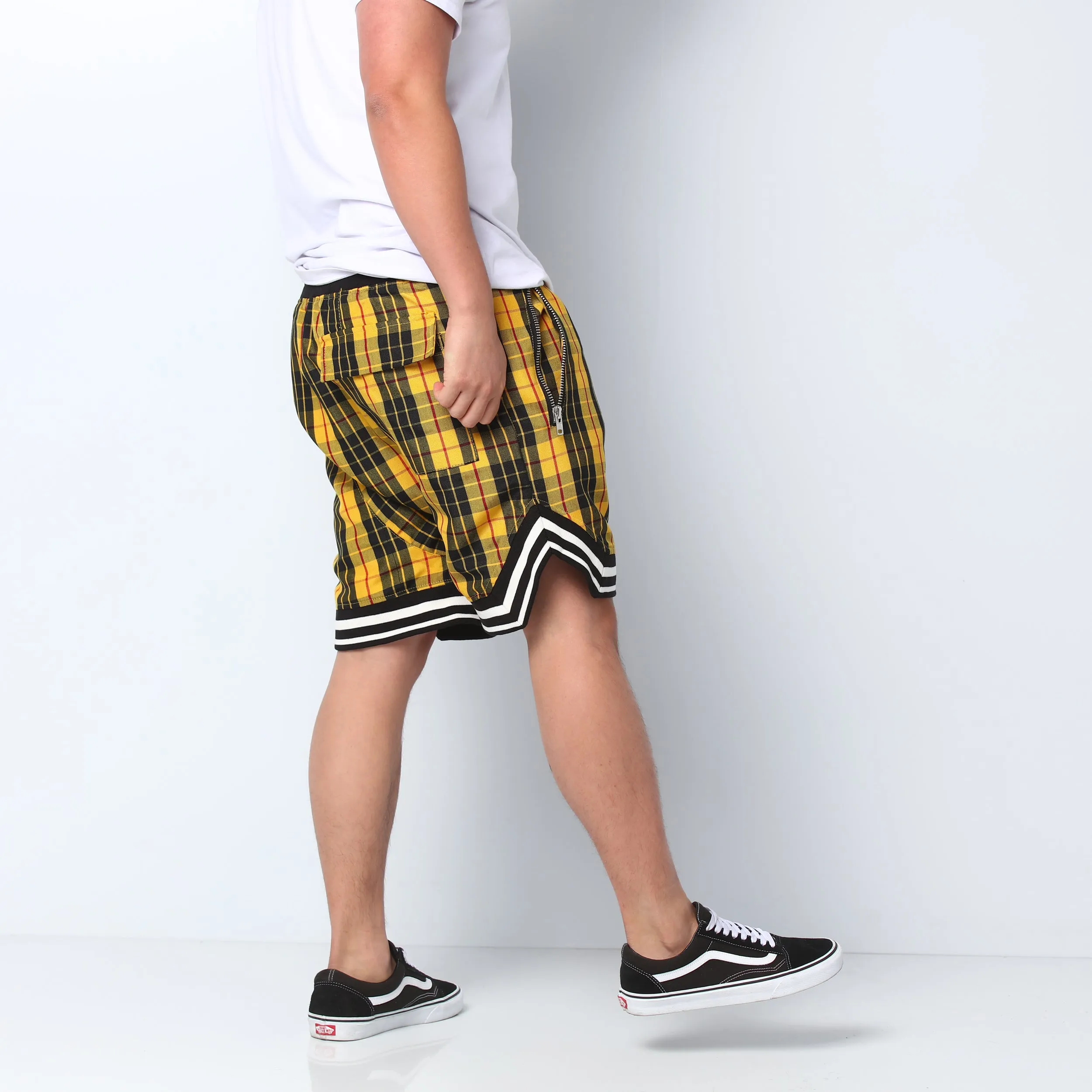 Civil Regime Clothing Mulholland Shorts Black/Yellow