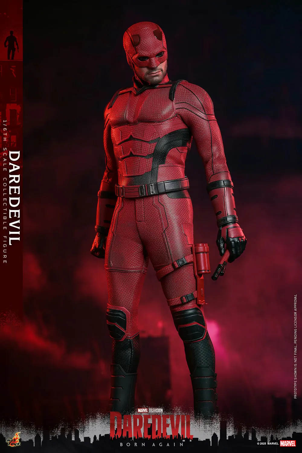 Hot Toys Marvel Comics Disney  Daredevil: Born Again Daredevil 1/6 Scale 12" Collectible Figure