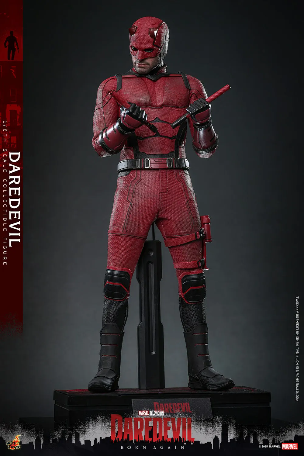 Hot Toys Marvel Comics Disney  Daredevil: Born Again Daredevil 1/6 Scale 12" Collectible Figure